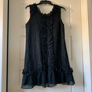 #5 BIZZ women’s black, lace, sleeveless, cocktail mini dress